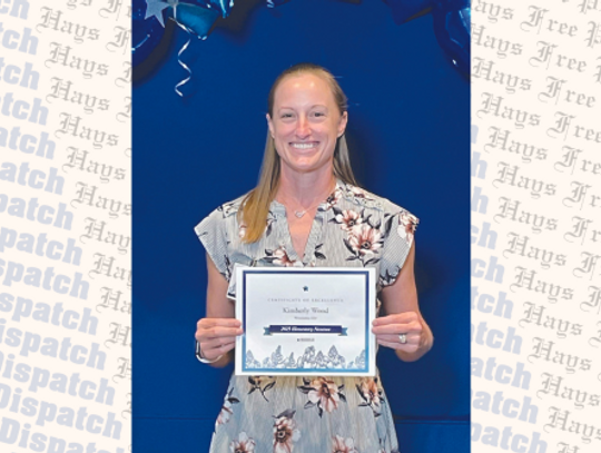 Wimberley ISD names Elementary Teacher of the Year