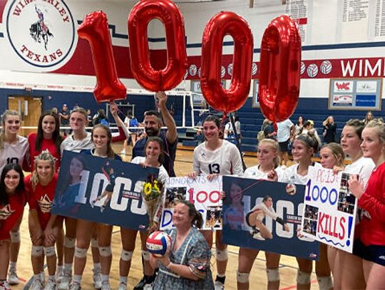 Wimberley’s Crawford reaches another volleyball milestone