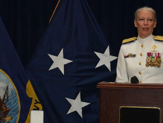 Wimberley woman retires from Navy as  Commander, Navy Installations Command
