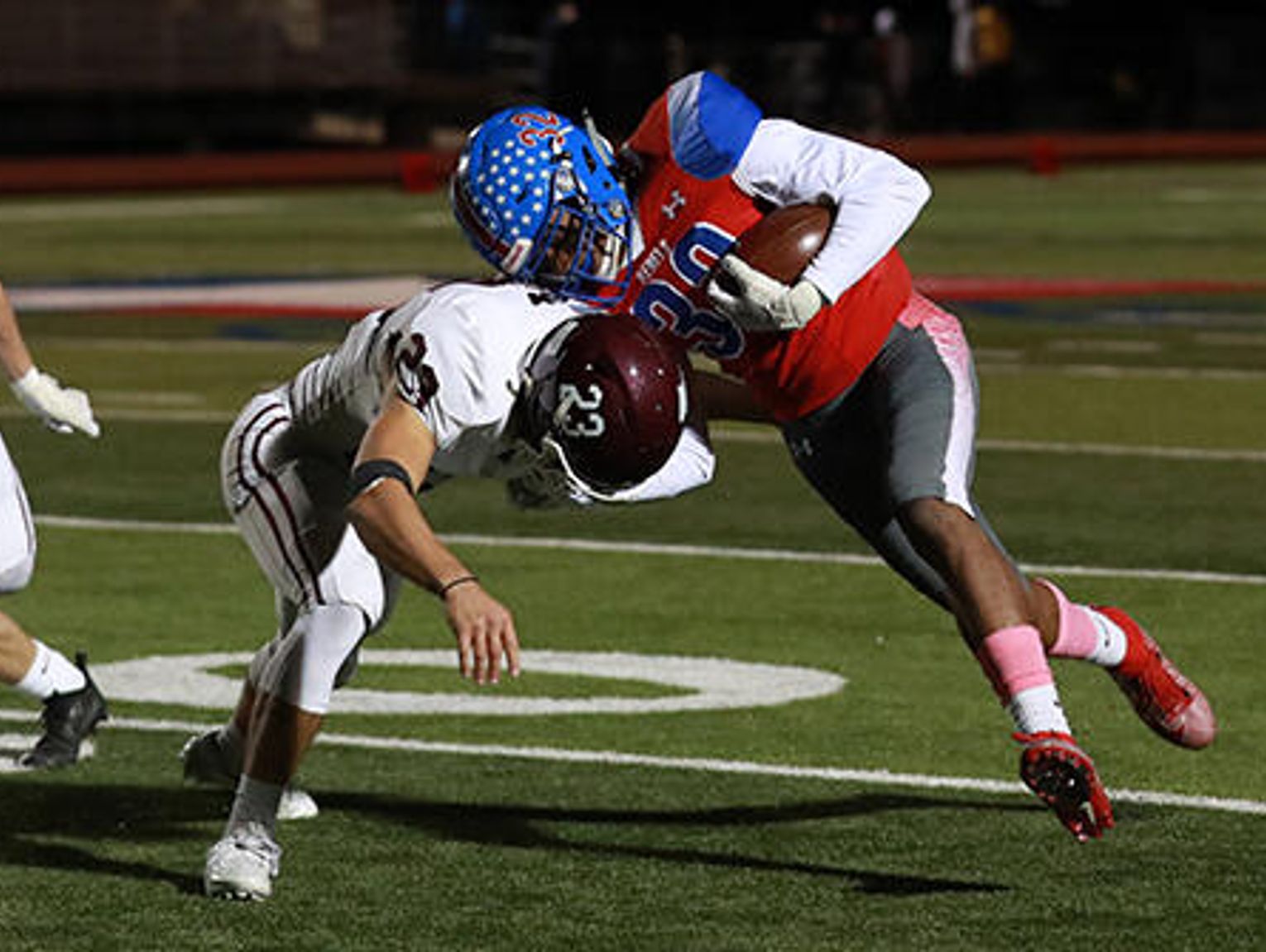 Rebel football goes Green in 69-36 win over Austin