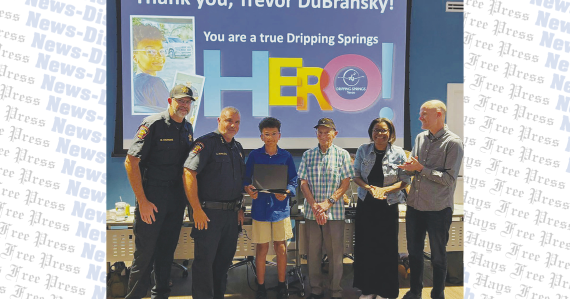 12-year-old’s heroism recognized by city of Dripping Springs