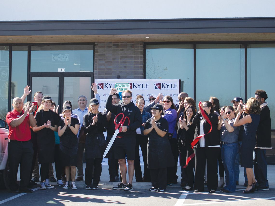A (chocolate) chipper ribbon cutting