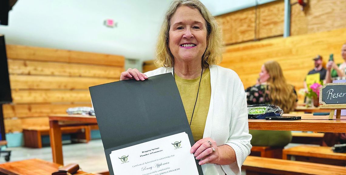 Accounting clerk graduates from Dripping Springs Chamber of Commerce Leadership Program