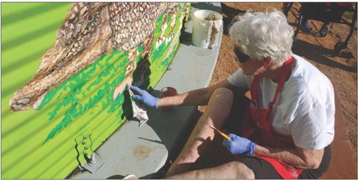 Alexis Pointe mural almost complete