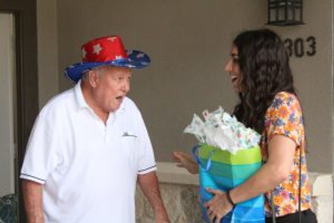 Alexis Pointe resident awarded “Greatest of All Time Neighbor” Award