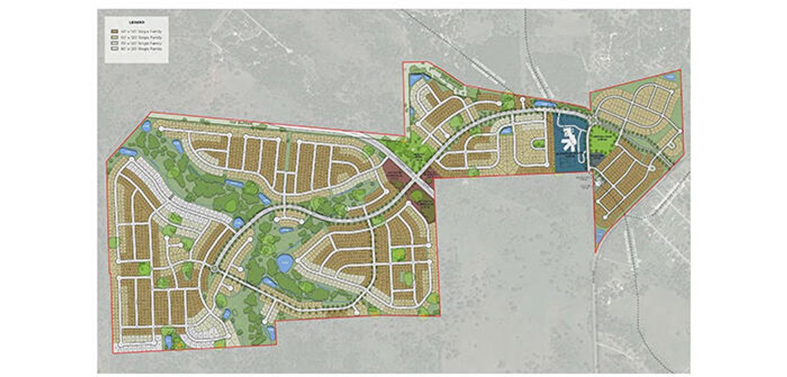 Breaking new ground... 1,850 new homes in the plan