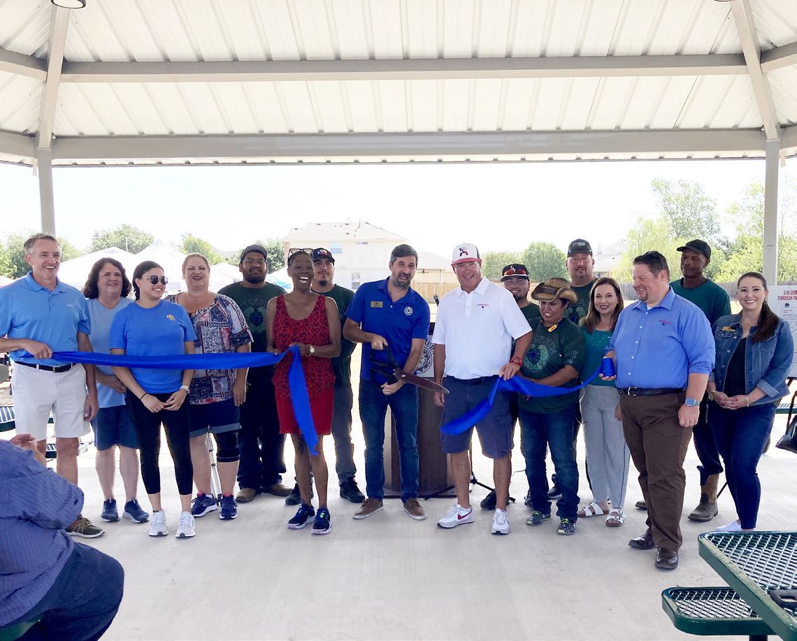 Buda celebrates opening of pavilion Buda celebrates opening of pavilion