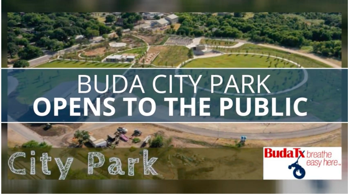 Buda City Park now open to the public
