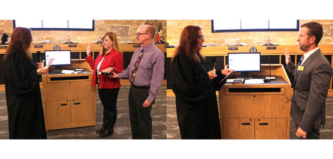 Buda council members sworn in