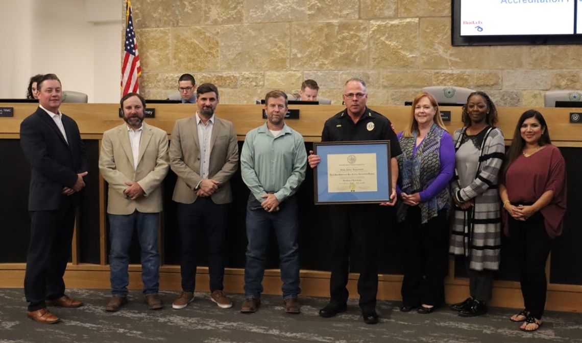 Buda PD awarded TPCA accreditation