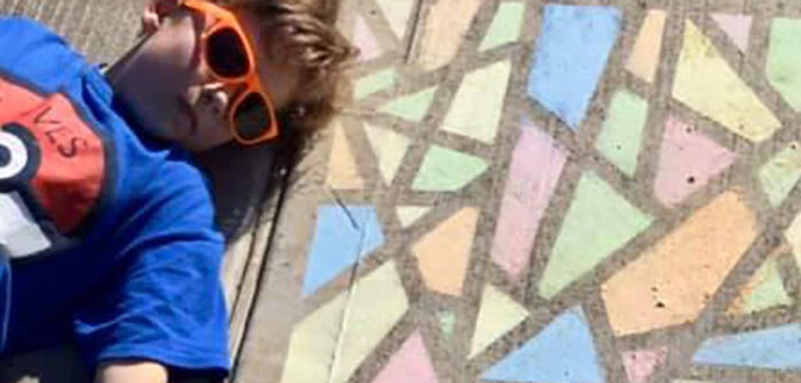 Chalk mosaics spreading from Hays CISD to world