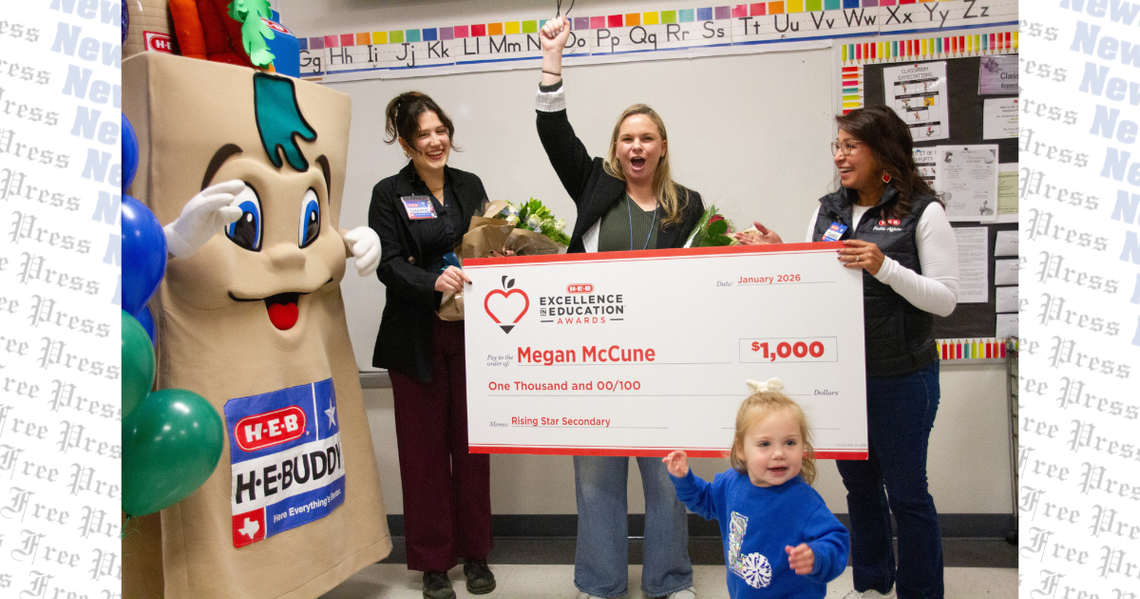 Chapa Middle School teacher named finalist for H-E-B Excellence in Education award