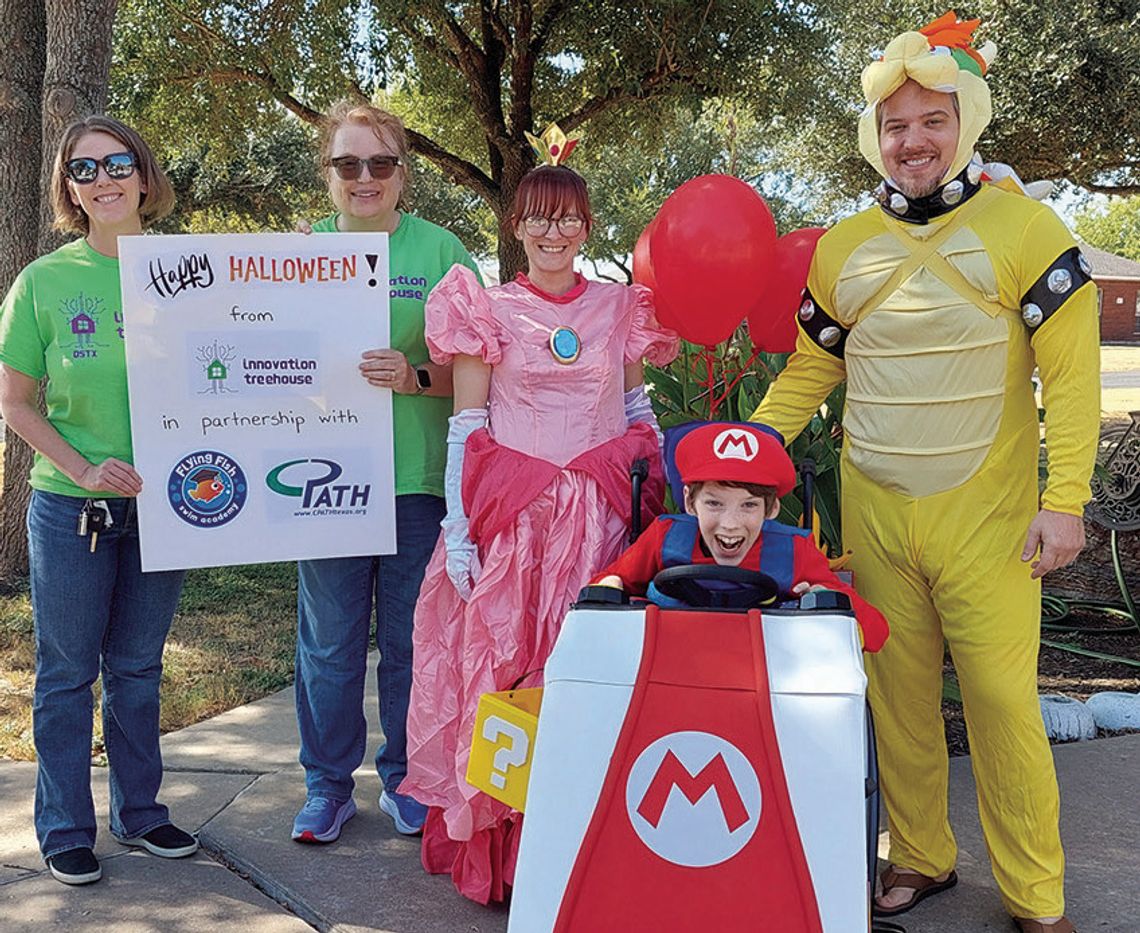 Child receives custom costume