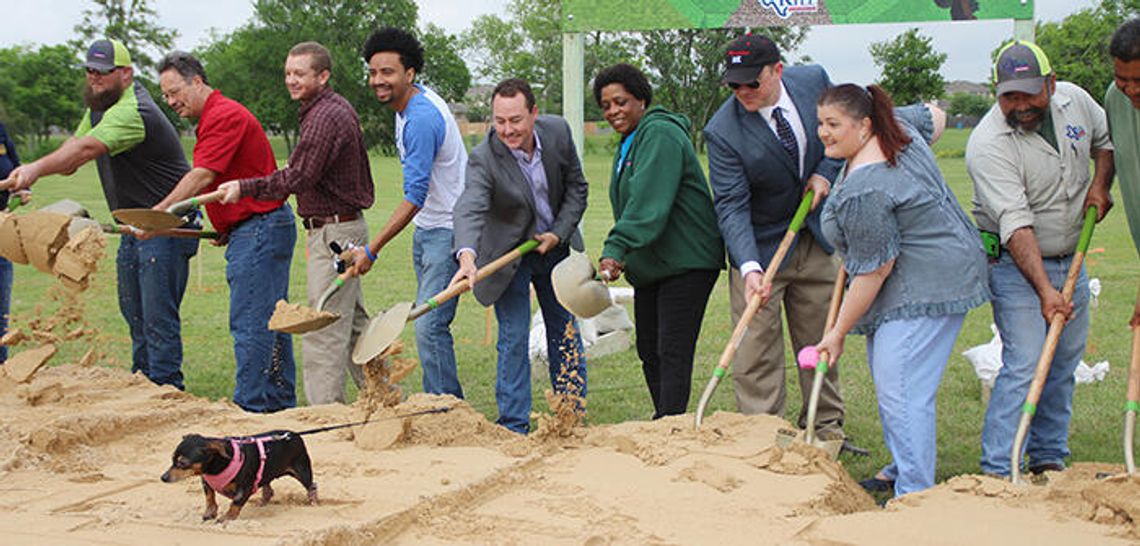 City breaks ground for Steeplechase Dog Park