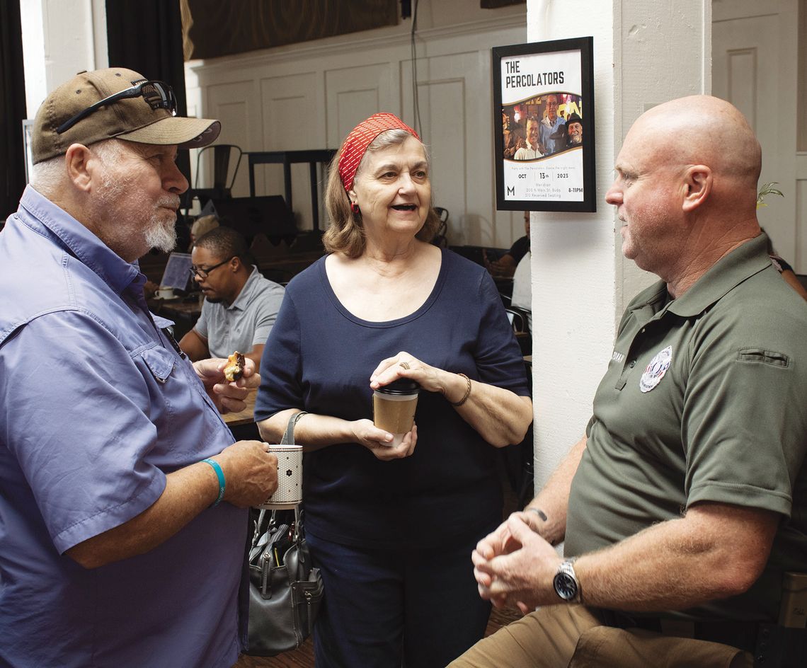 Community celebrates National Coffee with a Cop Day Community celebrates National Coffee with a Cop Day