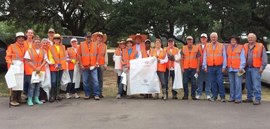 Driftwood Conservation Society cleans up FM 150