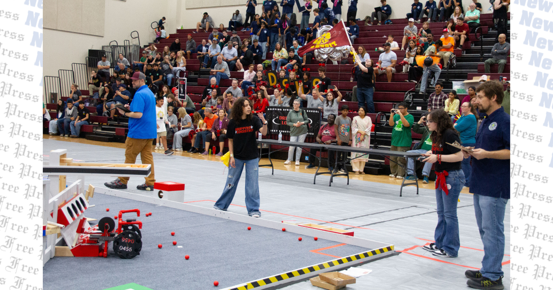 Dripping Logistics robotics team headed to state