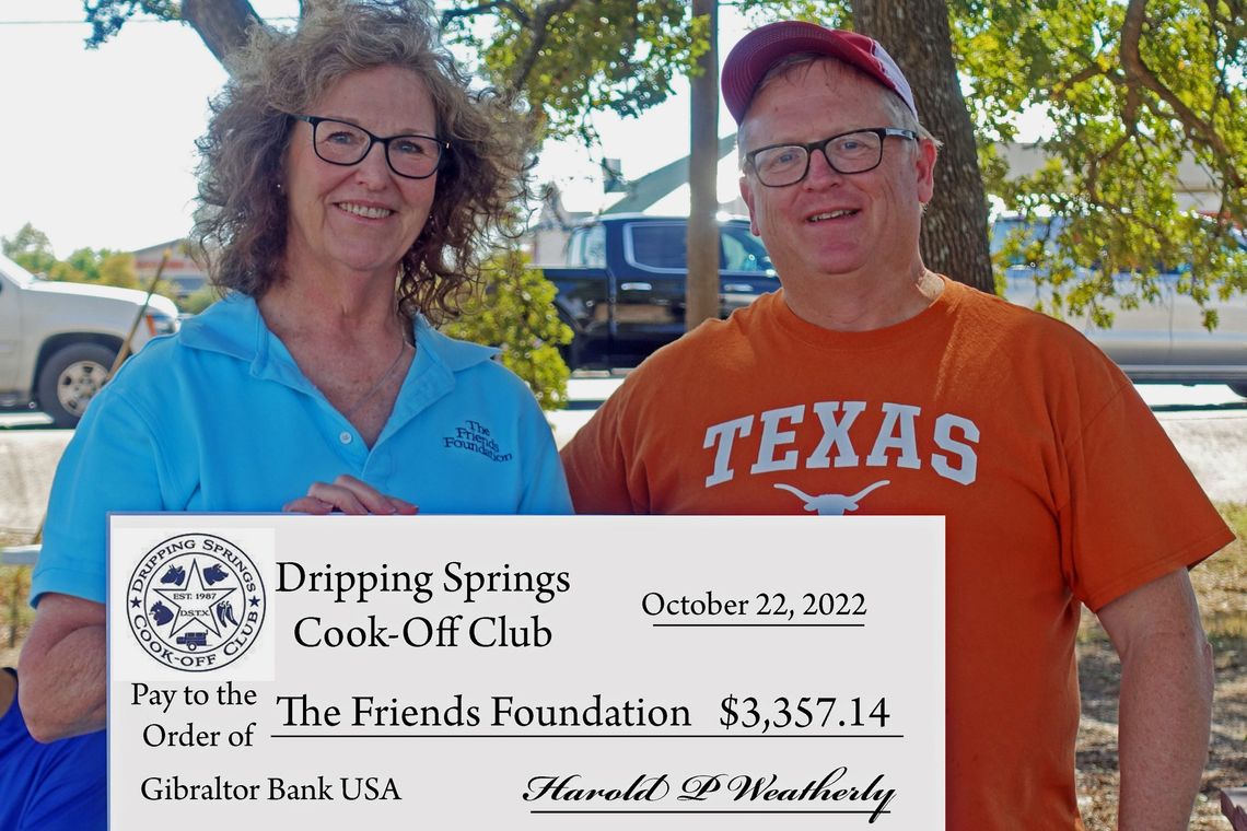 Dripping Springs Cook-Off Club awards to nonprofits Dripping Springs Cook-Off Club awards to nonprofits