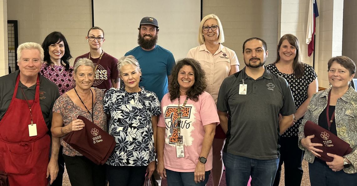 Dripping Springs ISD recognizes Central Office staff Dripping Springs ISD recognizes Central Office staff