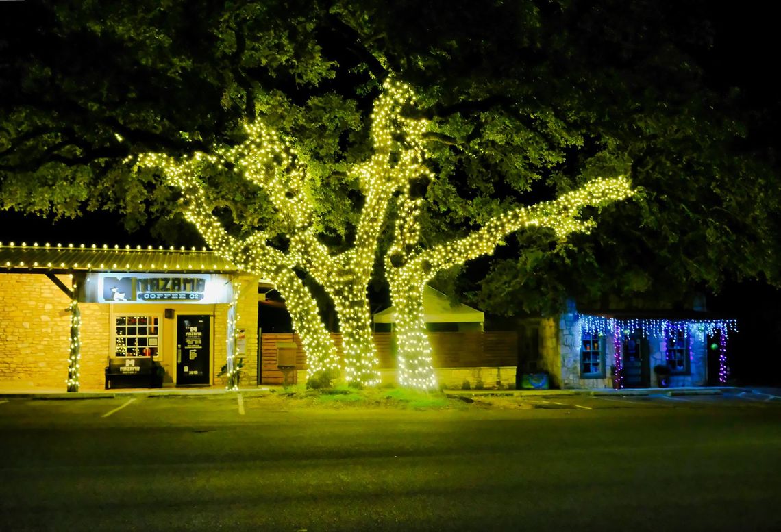Dripping Springs lights up Mercer Street for the Christmas season