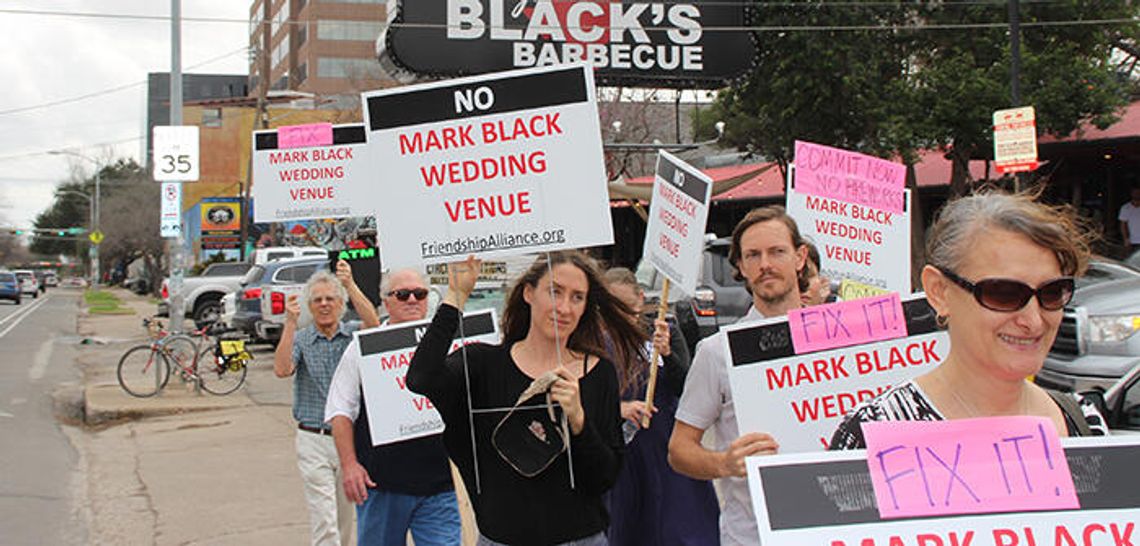 Dripping Springs residents travel to Austin to protest possible venue