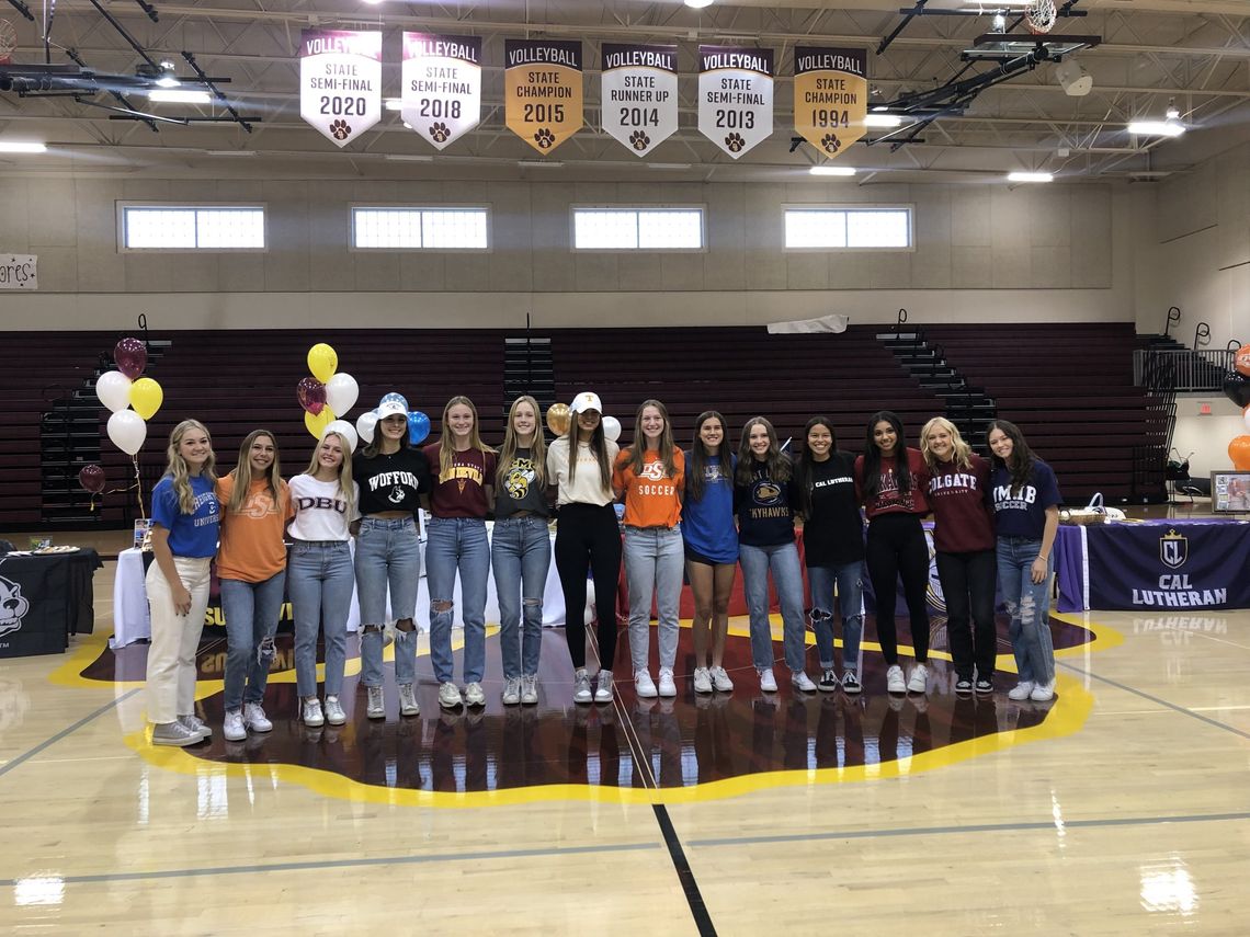 Dripping Springs signs 14 female student-athletes