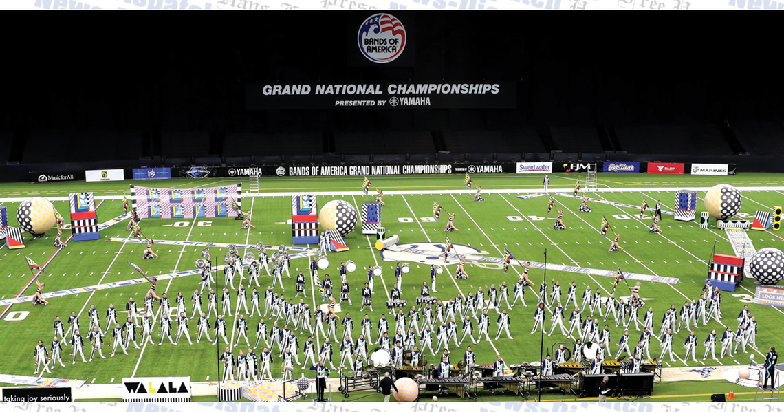 Dripping Springs Tiger Band in top 10 at Bands of America