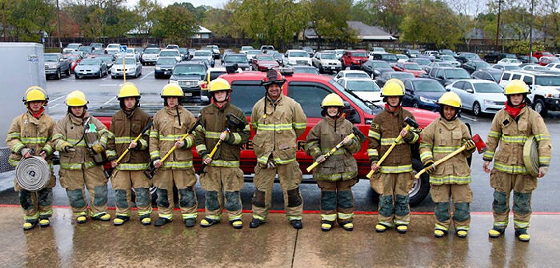 Fighting fires and hitting tires: Students get hands-on experience with HCISD fire academy