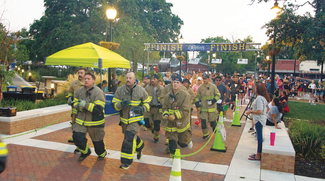 Firefighters, supporters race through downtown Kyle