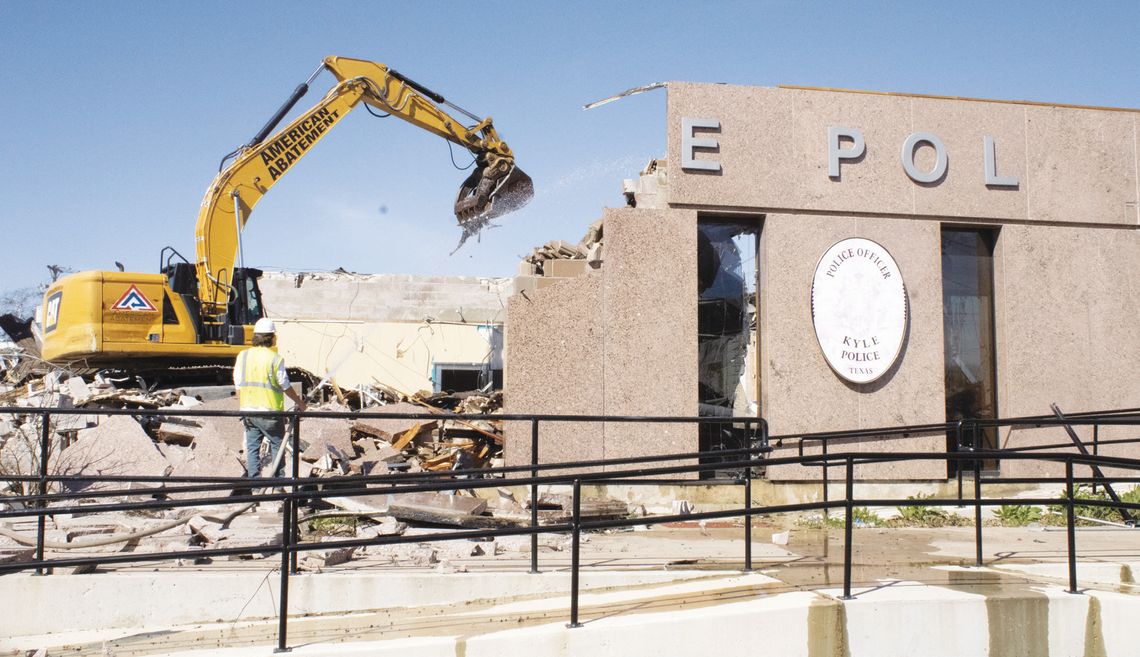 Former KPD facility begins demolition