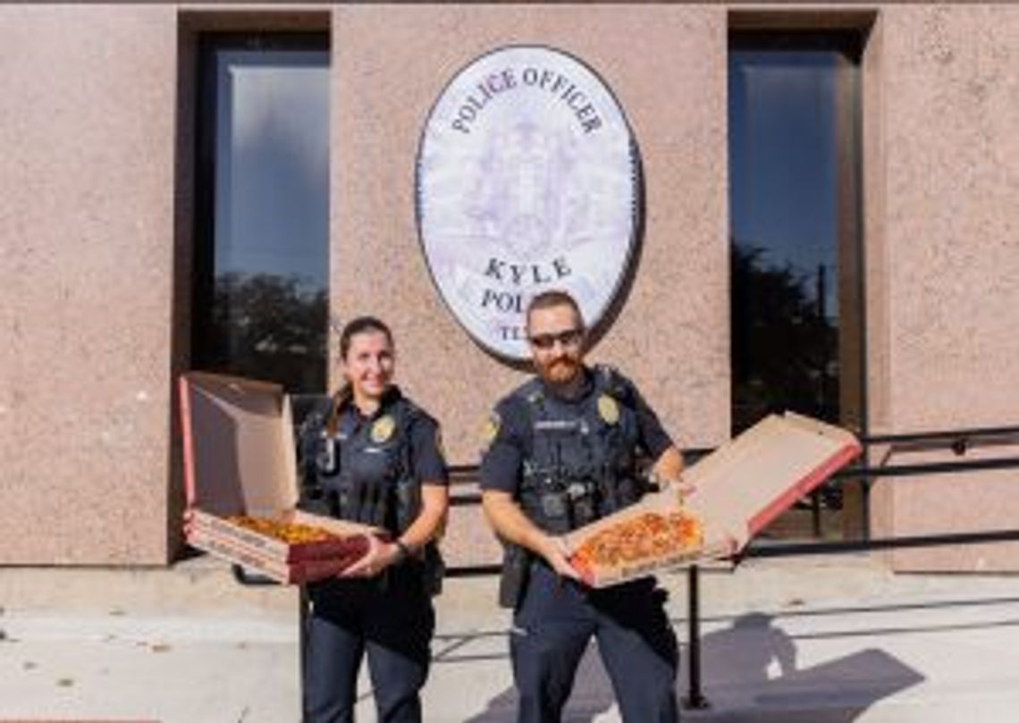 Free pizza provided to local first responders Free pizza provided to local first responders