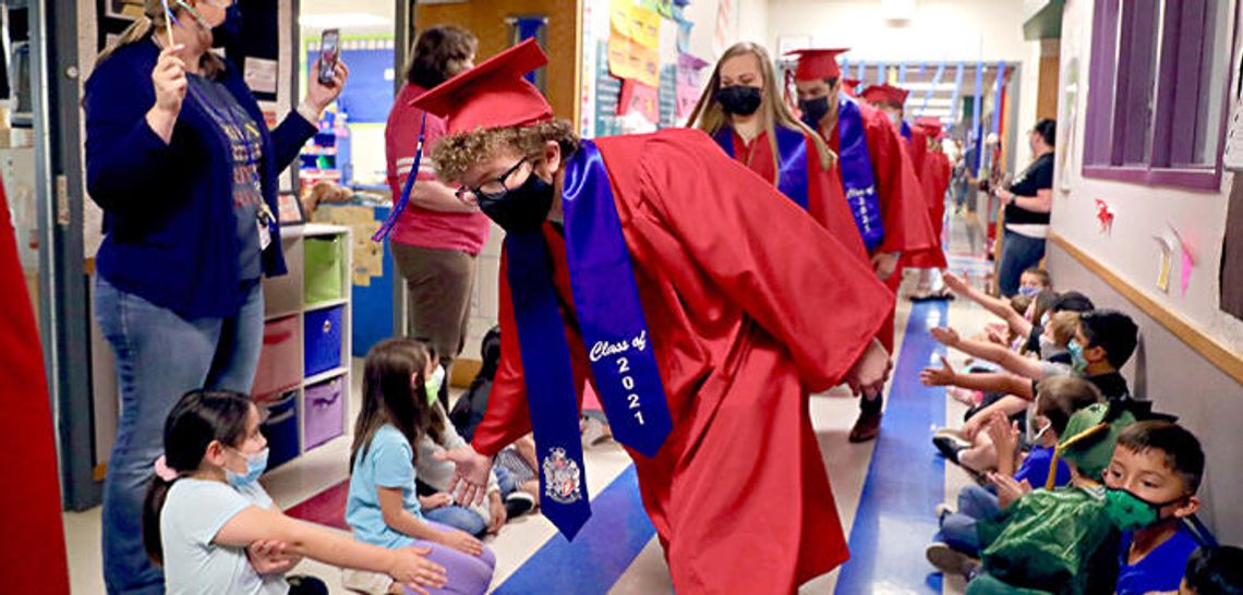 Grad Walk tradition continues at Hays CISD