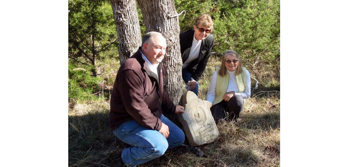 Gravestone from lost settlement found in Hays Co.
