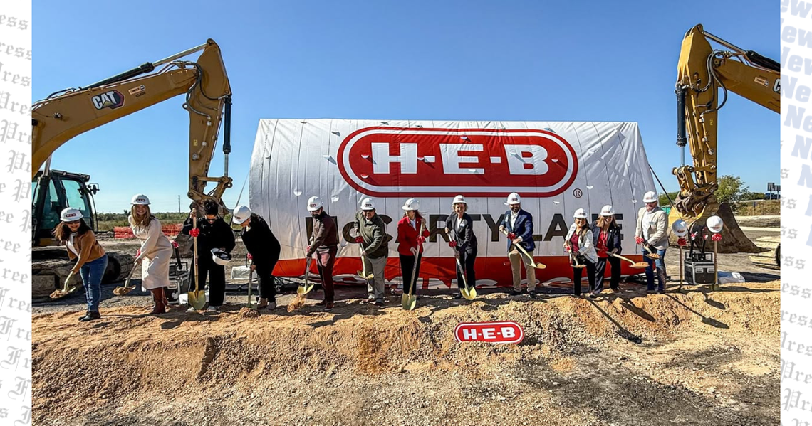 H-E-B breaks ground on third San Marcos store H-E-B breaks ground on third San Marcos store