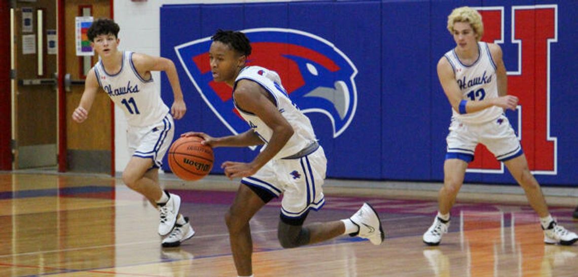 Hawks begin season with 59-45 win over Knights