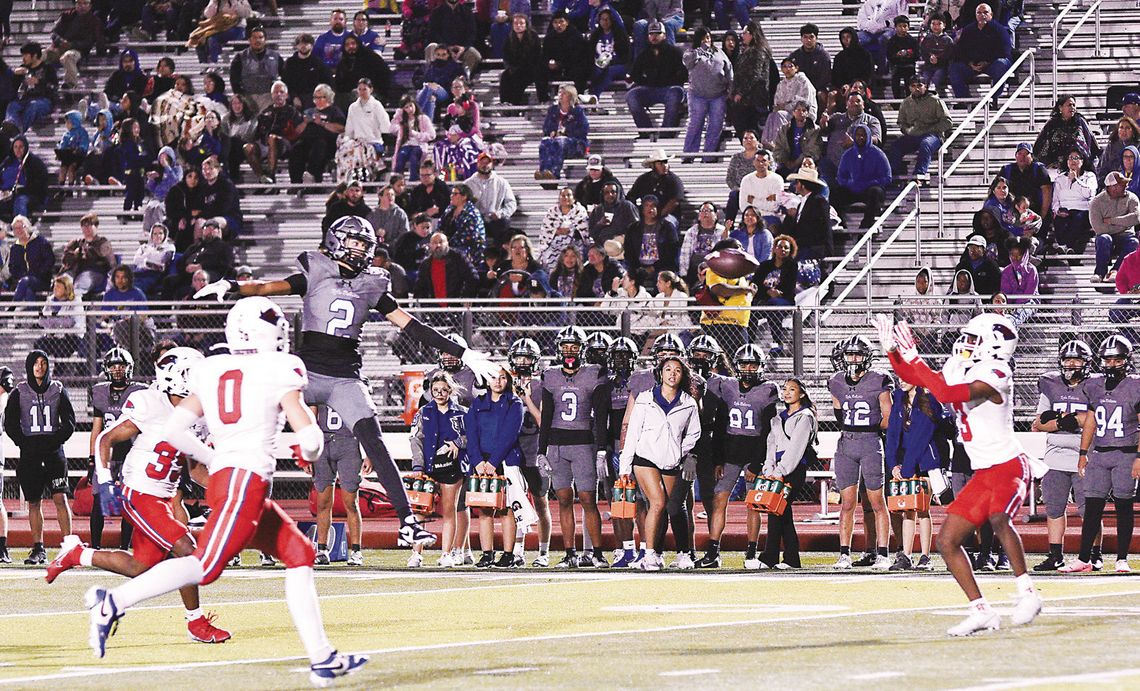 Hawks nearly shutout Lobos, take 42-3 win