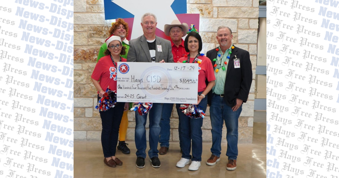 Hays CISD Education Foundation celebrates grant giveaway day in December 2024
