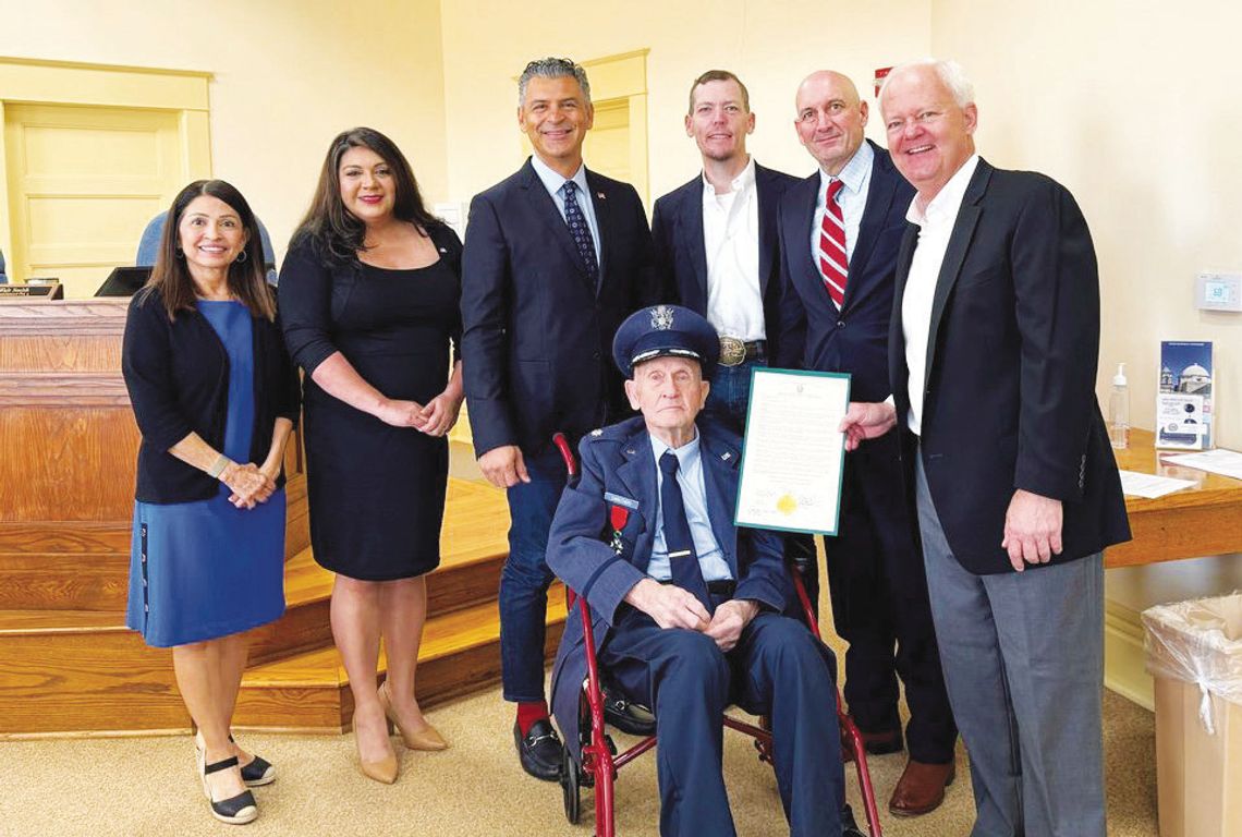 Hays County Commissioners Court recognizes local veteran Hays County Commissioners Court recognizes local veteran