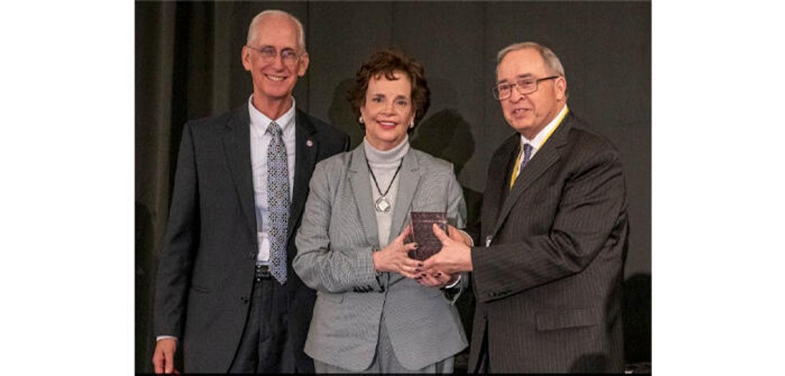 Hays County Historical Commission Chair Kate Johnson given Leadership Award