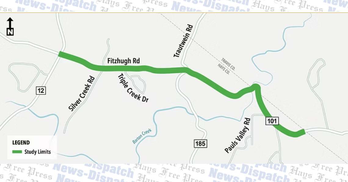 Hays County studying Fitzhugh Road for safety improvements
