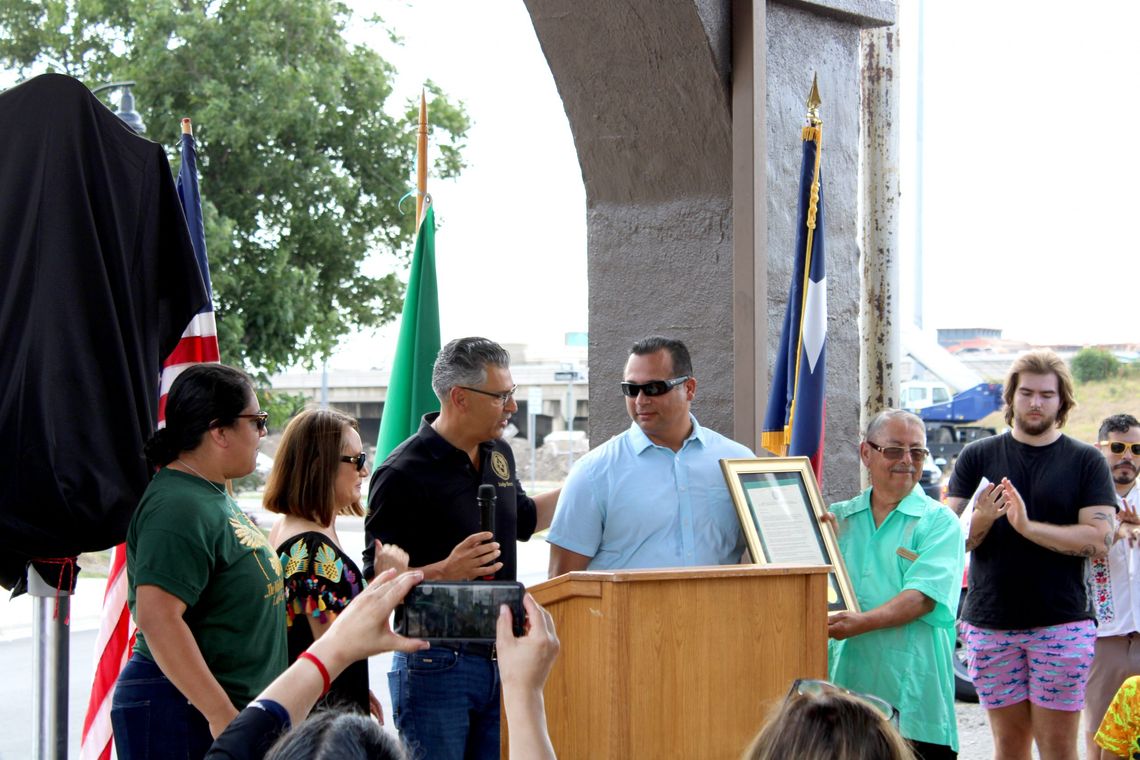 Hays County unveils historical marker at Cuauhtémoc Hall Hays County unveils historical marker at Cuauhtémoc Hall