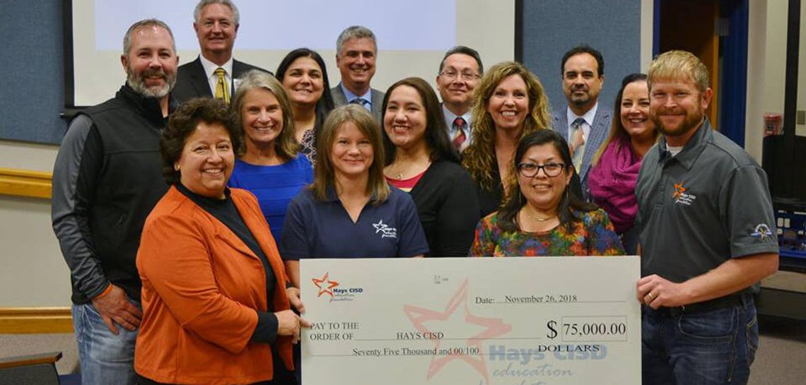 Hays Education Foundation gives district $75K Hays Education Foundation gives district $75K