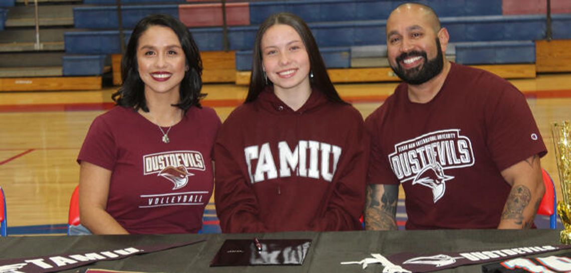 Hays Hawk Jones signs to play volleyball for TAMIU Hays Hawk Jones signs to play volleyball for TAMIU