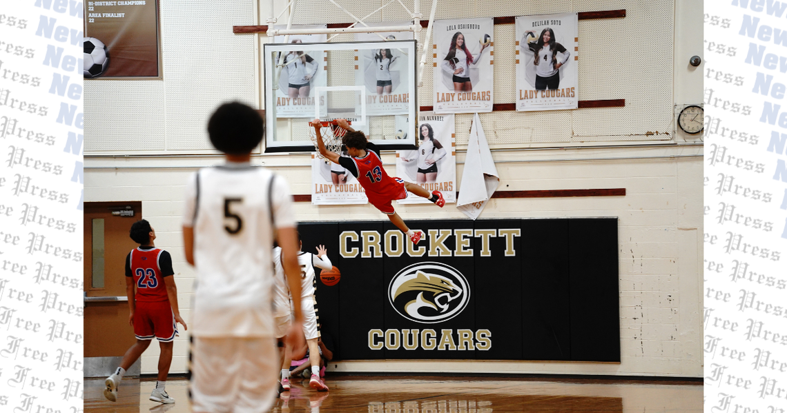 Hays Hawks soar over Crockett Cougars, 65-46