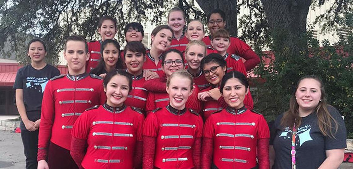 Hays High School winter guard extends winning streak