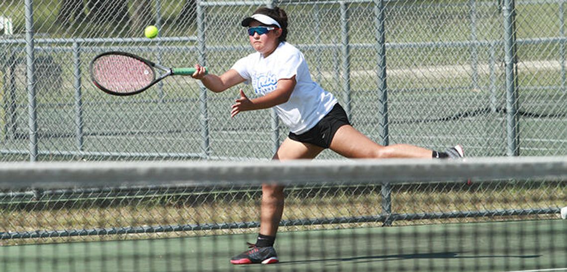 Hays tennis nets pair of victories