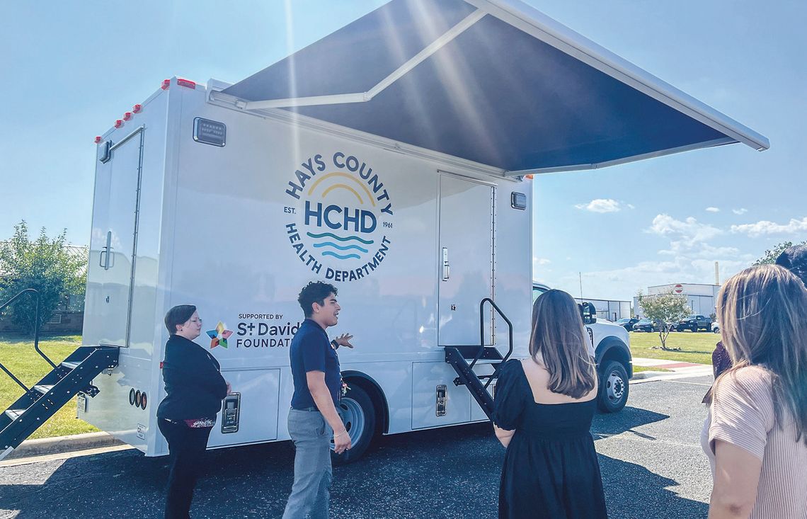 Health department showcases mobile vaccination unit to CDC, DSHS