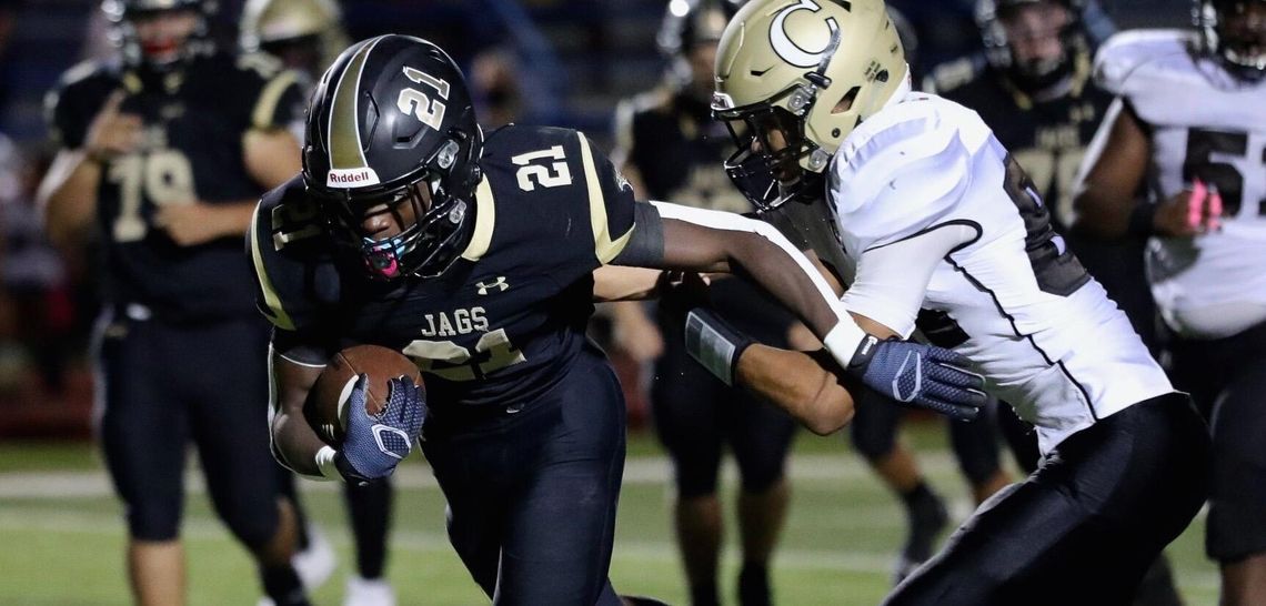 Jags crush Crockett 56-8 in first varsity home win