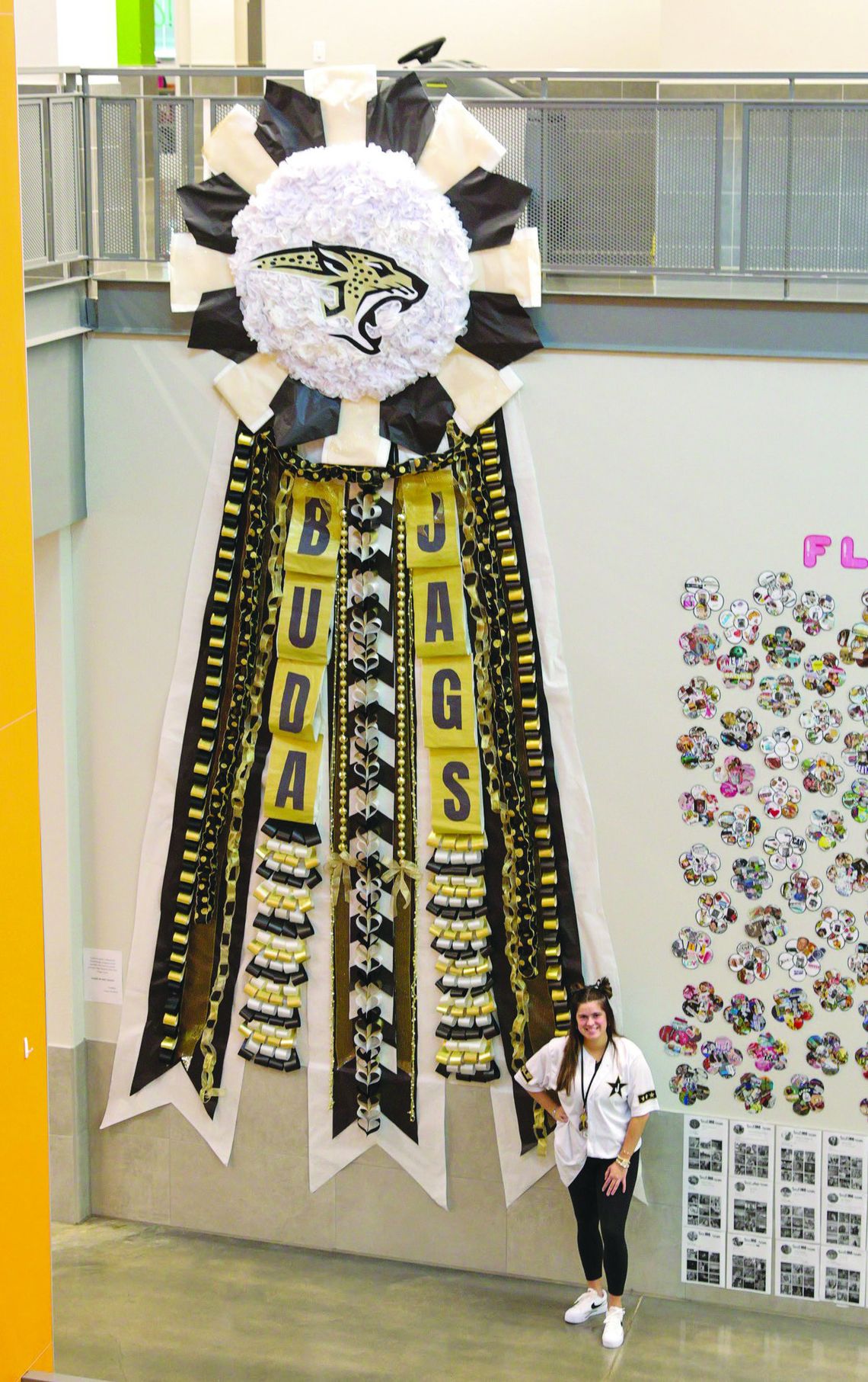 Johnson HS displays larger-than-life mum