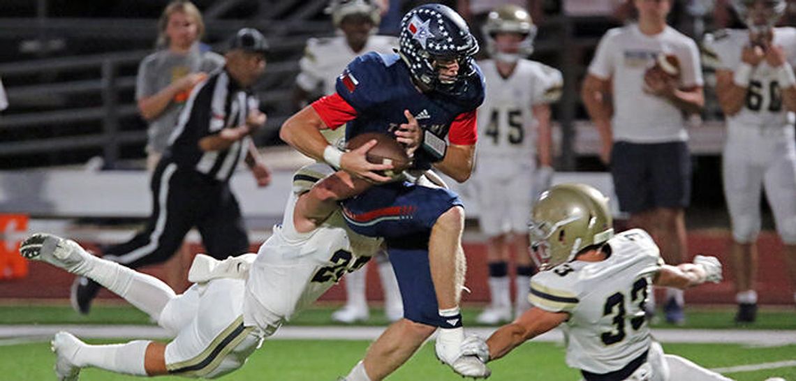 Knights wrangle Texans 38-14